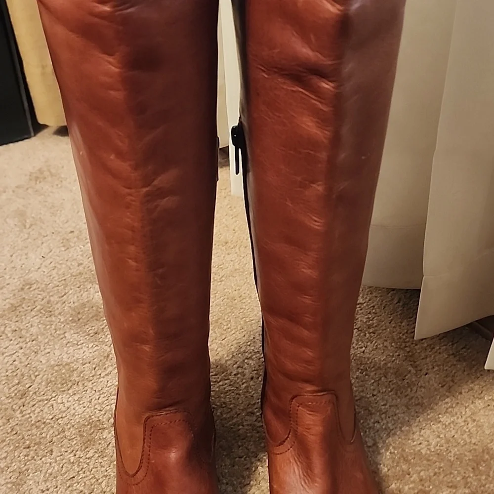 Frye Women's Mellisa Over the Knee Boots In Cognac W 5 1/2